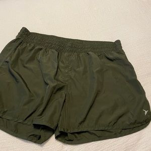 Old Navy Dark Green Athletic Shorts